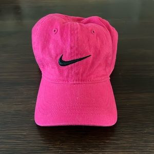 Hot pink toddler Nike cap